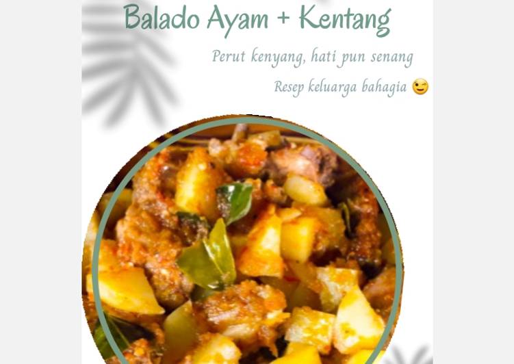 Balado Ayam + Kentang || Resep Keluarga Bahagia