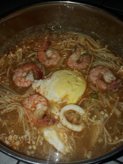 Foto resep Mie korea home made (BudaeJigae) 🍲