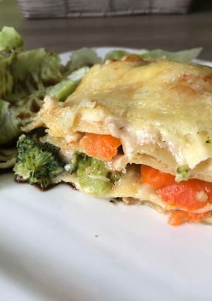 Zöldséges lasagne recept fotója