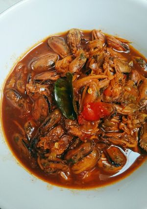 Foto resep Oseng kerang haremis