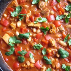 Chicken & White Beans Chilli Con Carne A picture of Chicken & White Beans Chilli Con Carne.