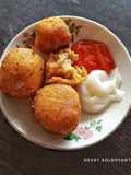 Bitterballen Kentang (isi sisa ayam opor)
