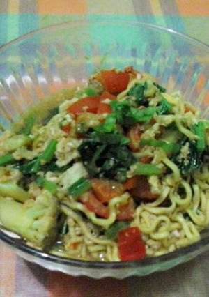 Foto resep Mie godok jawa telur orak arik