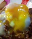 Huevo pasado por agua en hamburguesa🥚💧(ﾟ⁠οﾟ⁠人⁠)⁠)