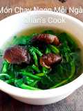 Vegetarian Watercress and Shiitake Mushroom Soup