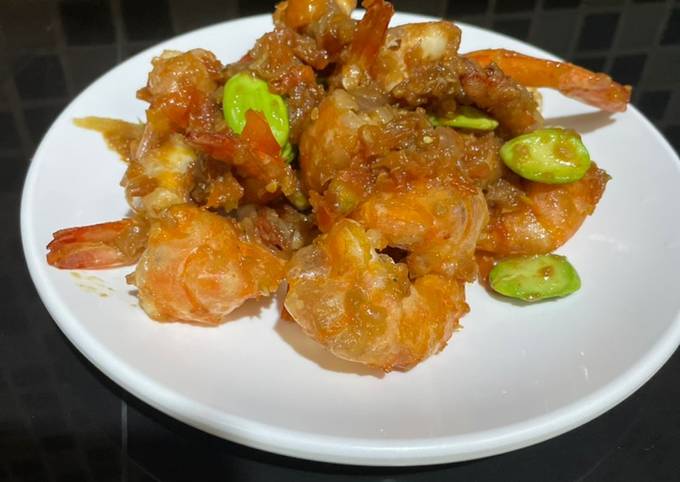 Ternyata begini lho! Resep membuat Sambal Gami Udang Pete sajian Lebaran  spesial