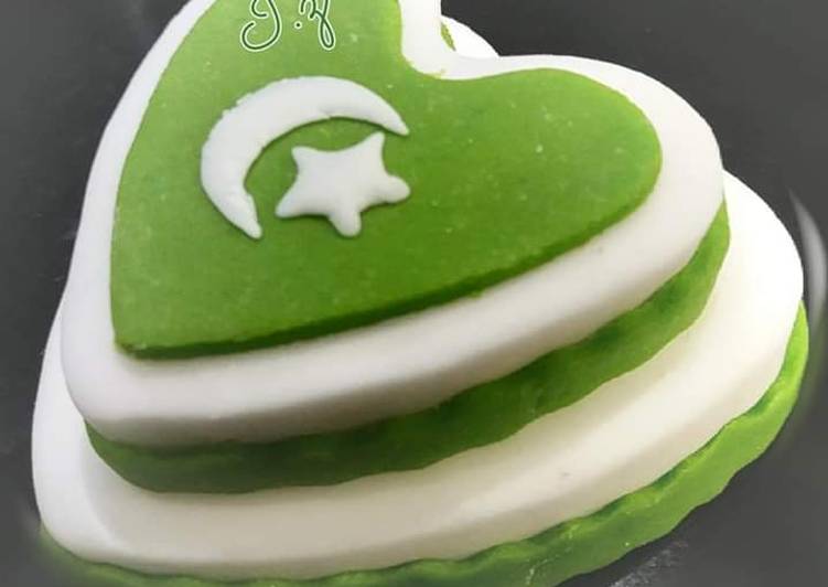 Recipe of Homemade Pakistan Independence Day Cake
