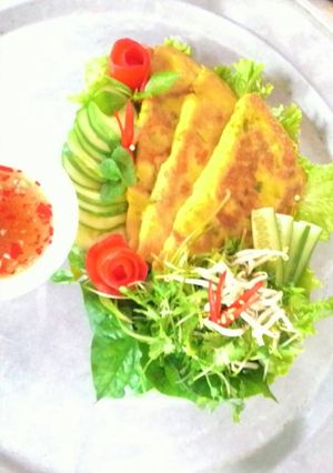 Hình của món Bánh xèo ngày mưa.