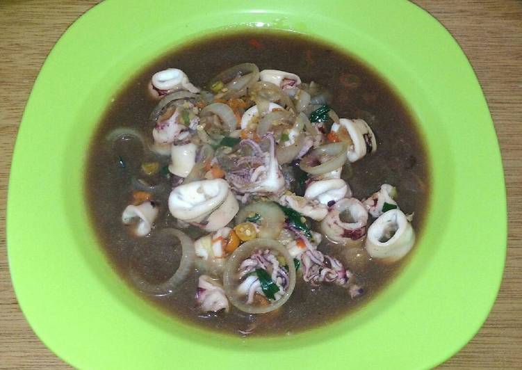 Langkah Membuat Spicy Squids (Cumi Pedas Mudah dan Maknyus) Lezat