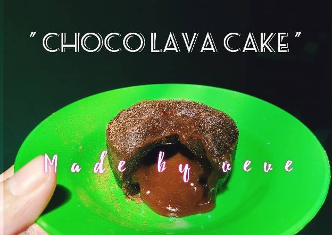 Choco lava cake simple