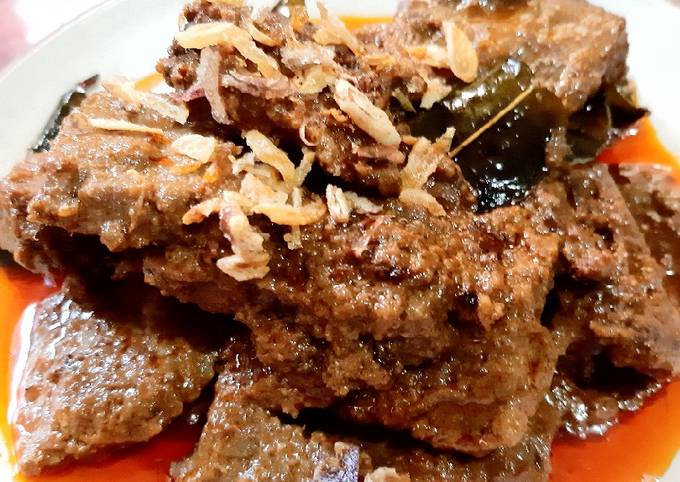 Resep Daging rendang paling mudah d masak yang Bisa Manjain Lidah