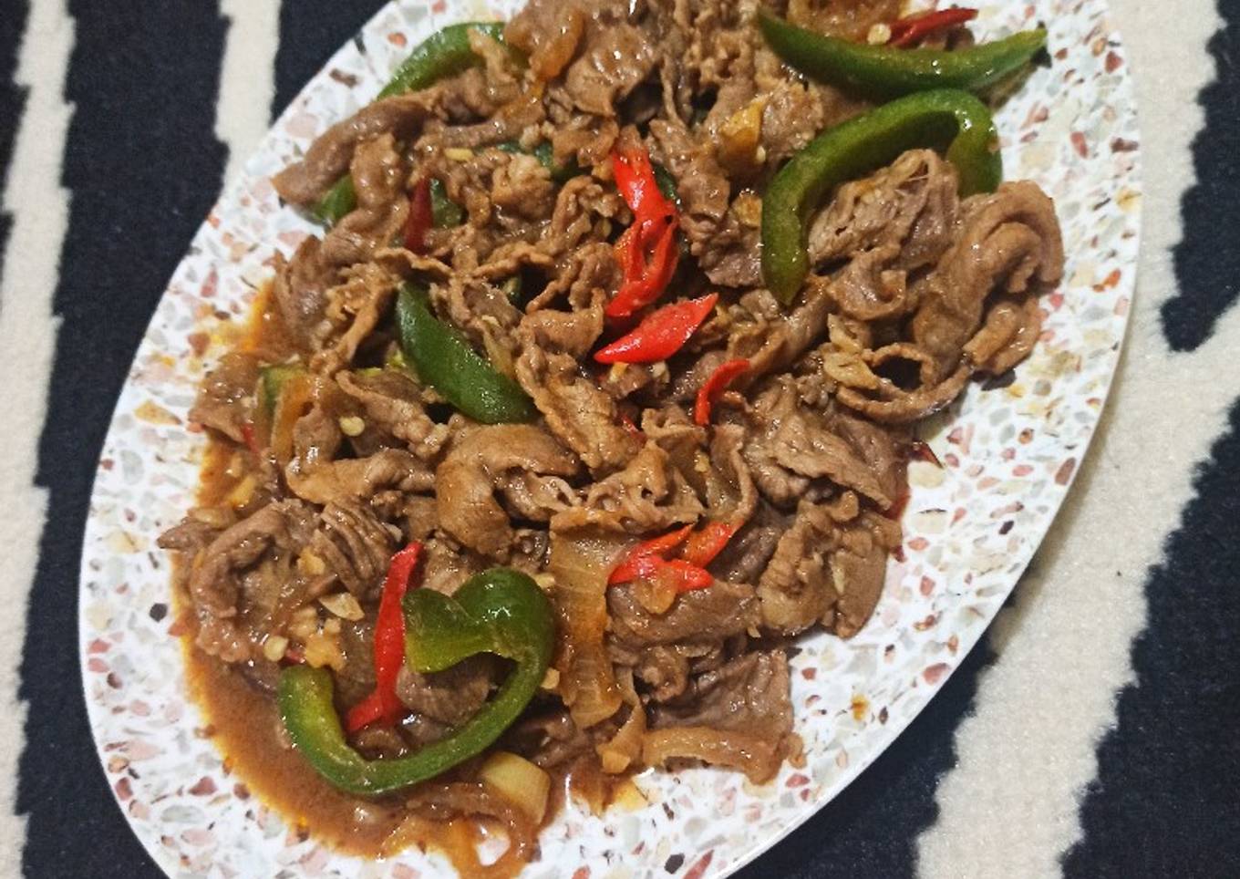 Beef Teriyaki tanpa Bumbu Teriyaki Instan