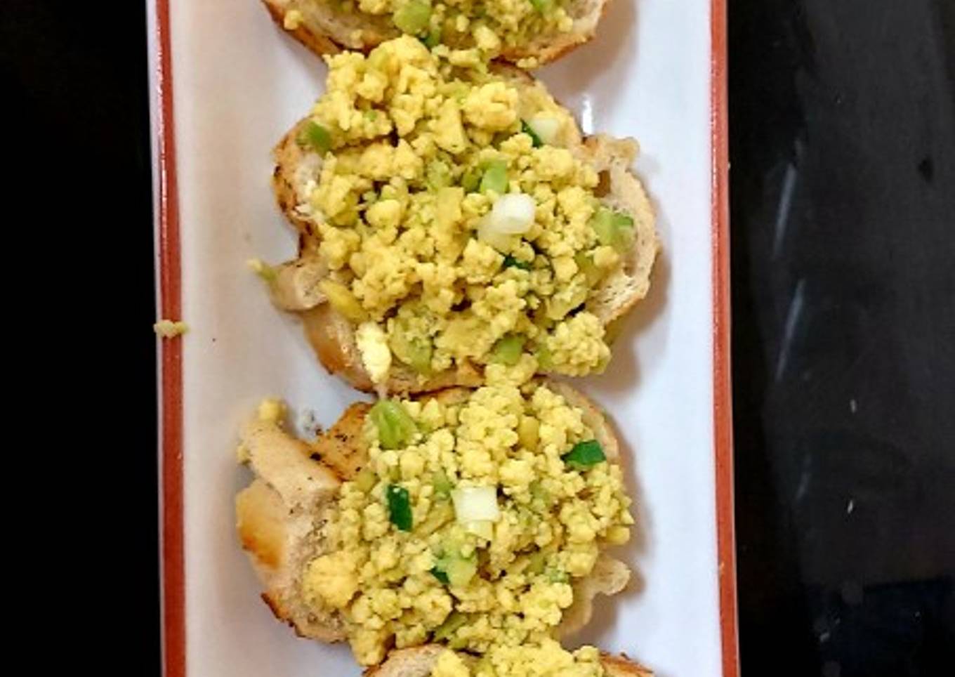 My Scrambled Egg& Avocado Mix Open sandwiches ðŸ¥°