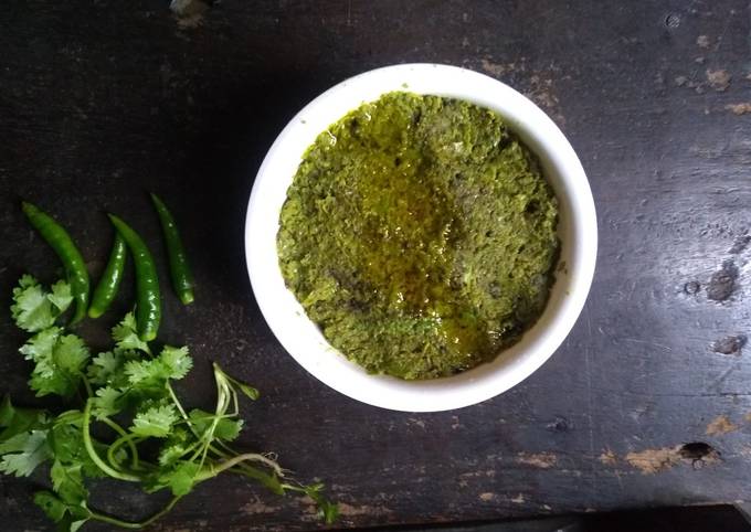 Flat beans and mustard seeds paste (seem sorse bata)