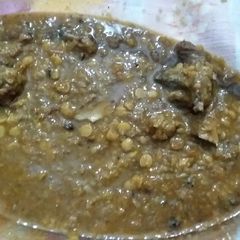 A picture of Chana ki daal gosht.