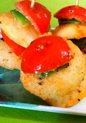 A picture of Idli tikka.