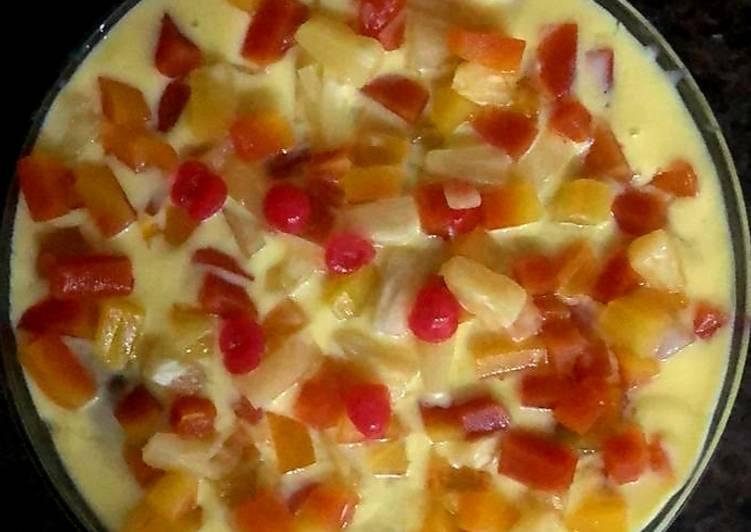 Steps to Prepare Super Quick Homemade Trifle Cake Pudding