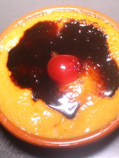 Una foto de Plátano con mermelada amarga