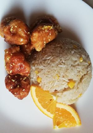 Kínai narancsos csirke recept fotója