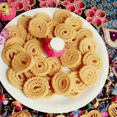 Multi grain chakri A picture of Multi grain chakri.