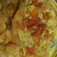 Telur dadar geprek
