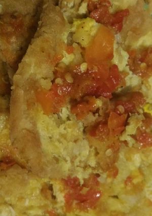 Foto resep Telur dadar geprek