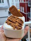 Postrecito de café con yogur griego orgánico y galletitas Lotus Biscoff® (cocinando en Islandia 🇮🇸)