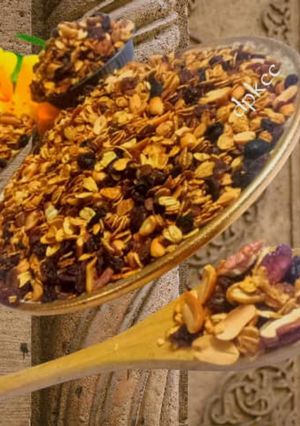 A picture of Homemade Granola.