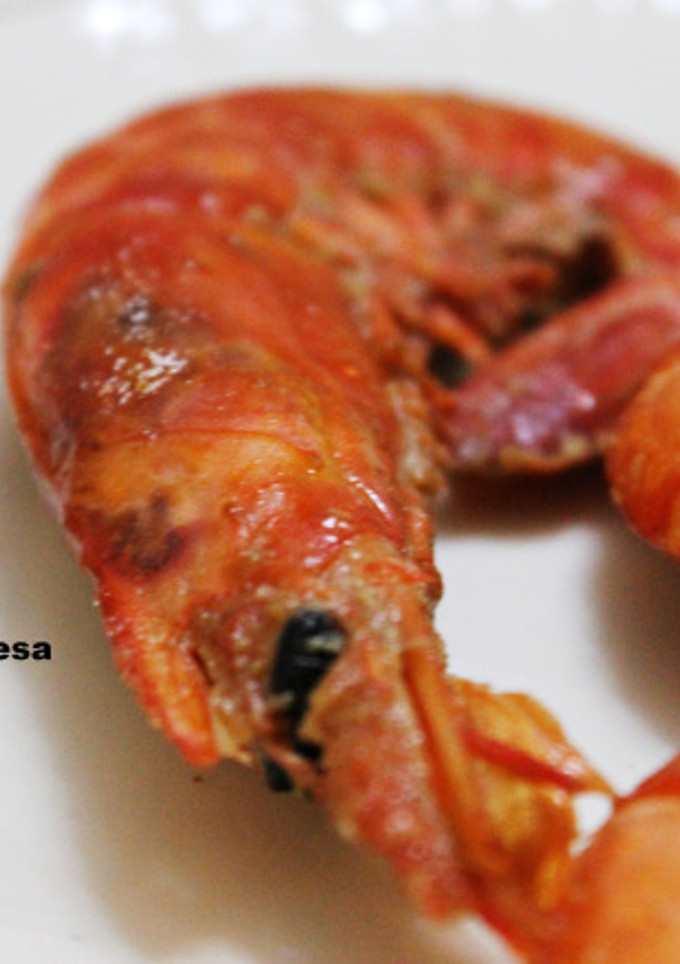 Una foto de Gambones al vino