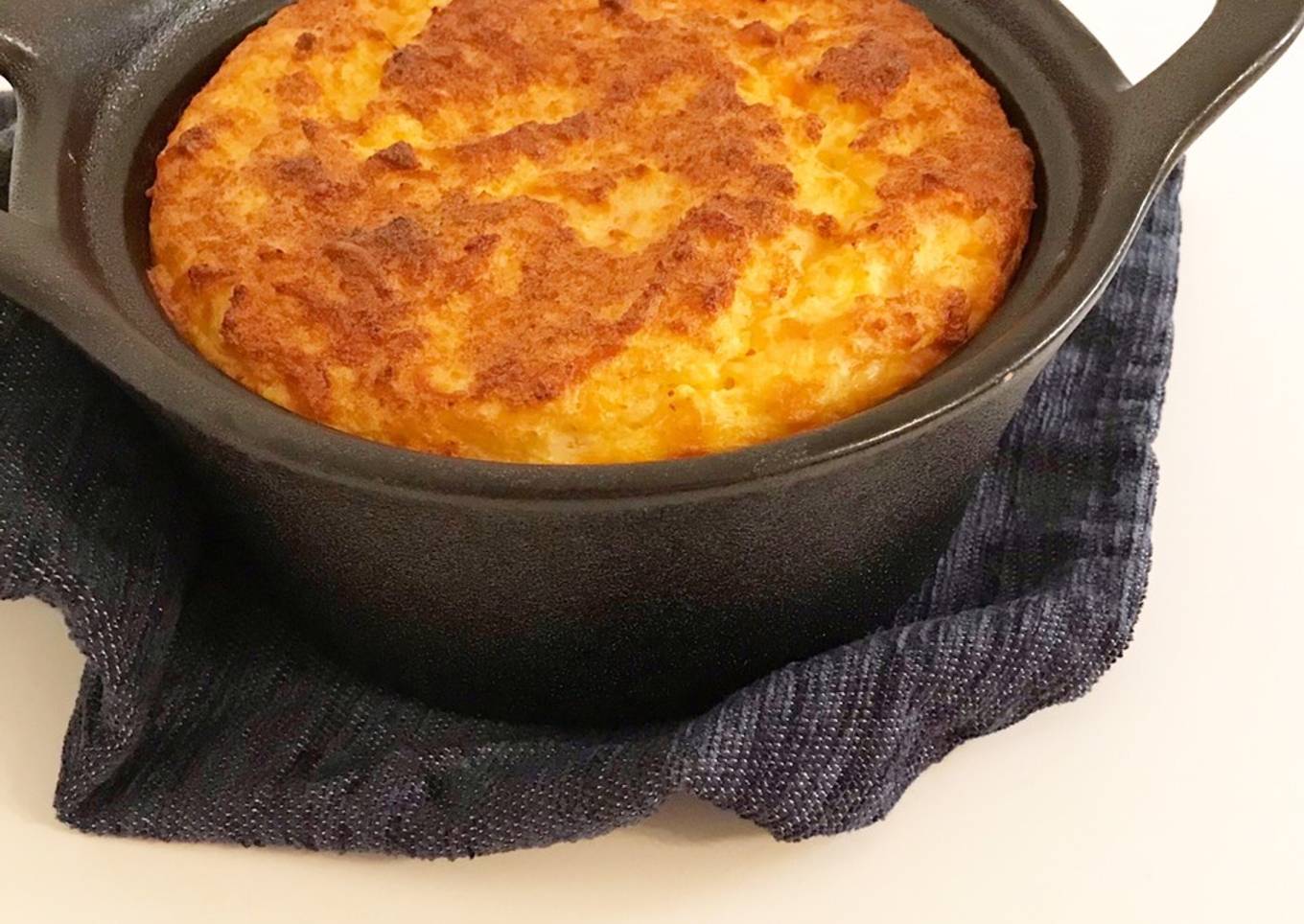 Soufflé aux légumes et au fromage