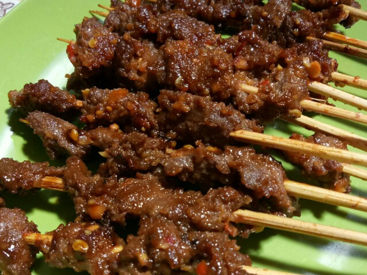 Cara Bikin Sate Daging Rembiga (Khas Lombok) Menu Enak