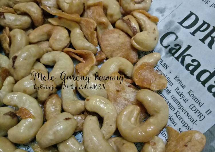 Mete goreng rasa bawang