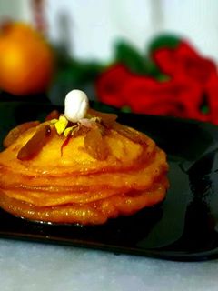 केसरिया संतरेकी मालपुआ (kesariya santre ki malpua recipe in Hind रेसिपी मुख्य फोटो