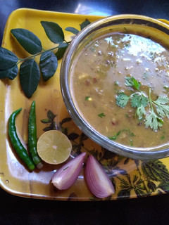 A picture of Misali cha waran mix lentil dal.