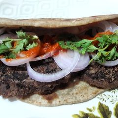 A picture of Veg galawati kabab.