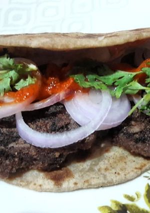 A picture of Veg galawati kabab.