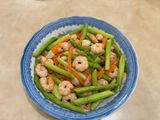 蘆筍炒蝦仁🍤