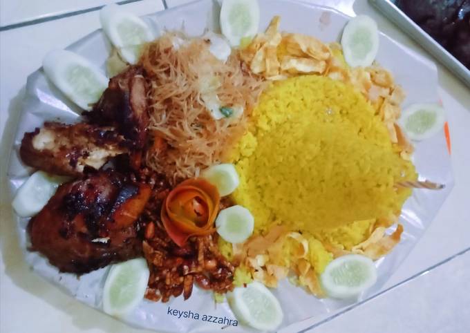 Anti Ribet, Memasak Nasi Kuning ultah Bunda Pasti Bisa