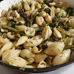 A picture of Conchiglie Rigate With Italian Sausage And Broccolini.