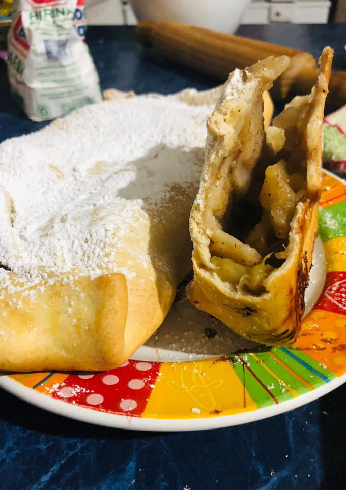 Una foto de Strudel de Manzana