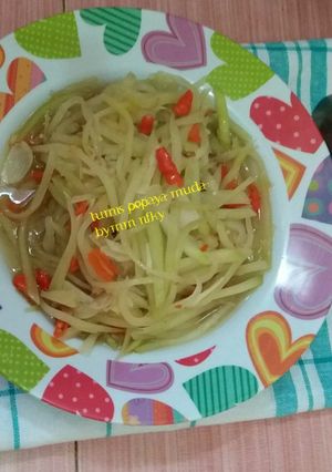 Foto resep Tumis pepaya muda