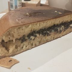 A picture of Martabak Manis / Indonesian Sweet Martabak.