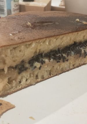 A picture of Martabak Manis / Indonesian Sweet Martabak.