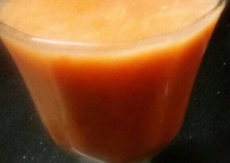 Simple Way to Make Perfect Orange carrot juice