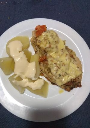 Una foto de Merluza al Horno