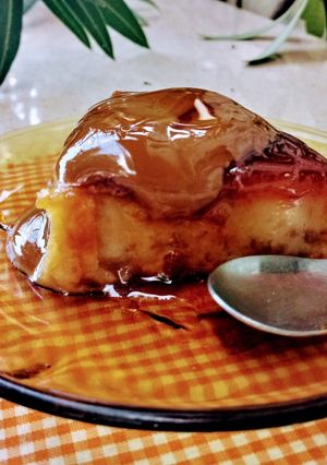 Una foto de Flan casero, sin horno y sin huevos