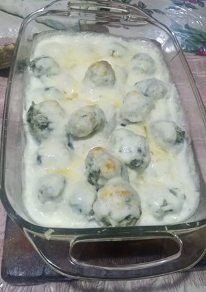 Una foto de Malfatti de espinaca y ricotta