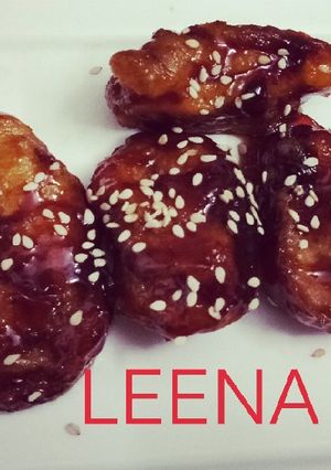 A picture of Banana toffee fritters.