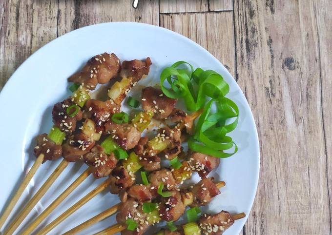 Chicken Yakitori (Sate Ayam Ala Jepang)