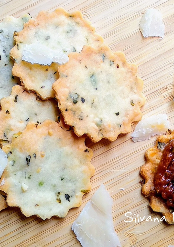 Una foto de 128.🍪Galletas de harina de arroz, parmesano y orégano🍚🧀